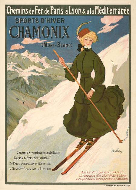 Abel Faivre, Sport d'Hiver Chamonix (Mont-Blanc), Frankreich, 1905