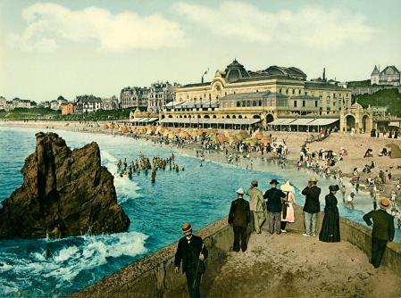 Photochrom co ltd, 18196, P. Z. Biarritz. Casino Municipal, um 1900