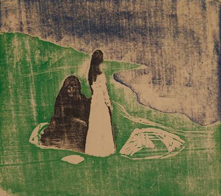 Edvard Munch, Frauen am Meeresufer, 1898