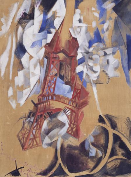 Robert Delaunay, Der Eiffelturm, 1910/11